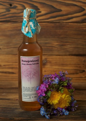 pamajoranovy sirup z farmy dobrotka